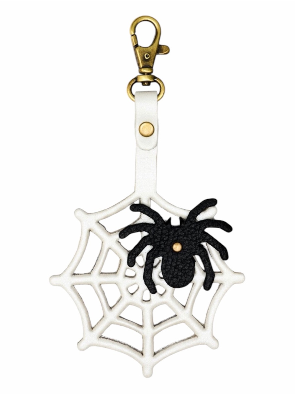 PORTLAND LEATHER Spider Web Bag Charm